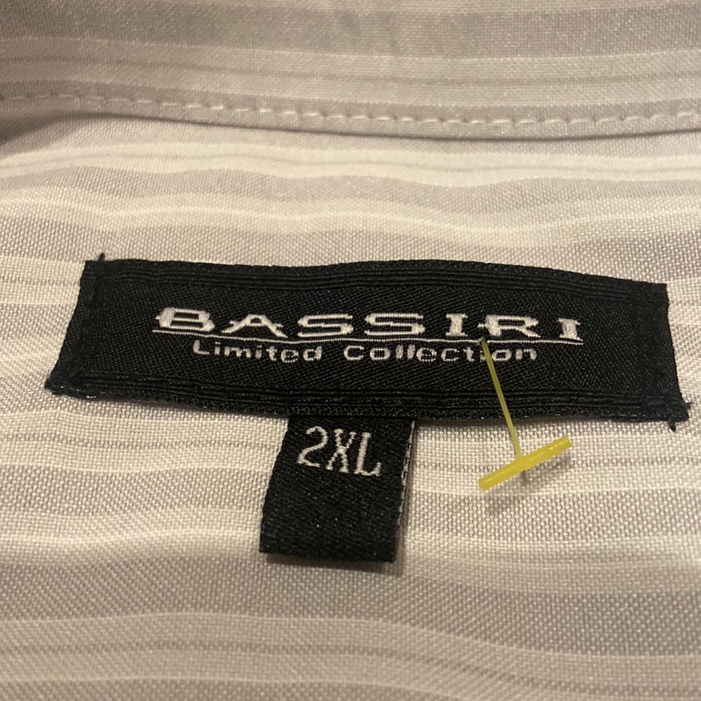 BASSIRI Limited Collection 2XL Short Sleeve Button Down Shirt - Picture 5 of 8
